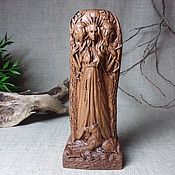 Freya, Scandinavian goddess, tree, altar statuette