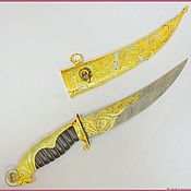 Сувениры и подарки handmade. Livemaster - original item Damascus knife 