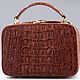 Сумка женская из кожи крокодила IMA0707VK1. Классическая сумка. CrocShop товары из экзотической кожи. Интернет-магазин Ярмарка Мастеров.  Фото №2