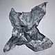 Grey silk handkerchief large 114 cm square thin large batik. Shawls1. Silk scarves gift for Womans. My Livemaster. Фото №4