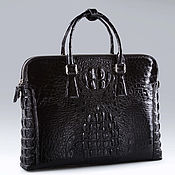 Сумки и аксессуары handmade. Livemaster - original item Crocodile Genuine Leather Folder Bag IMA0777B1. Handmade.