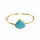 Turquoise bracelet, gold bracelet made of natural turquoise. Bead bracelet. Irina Moro. My Livemaster. Фото №4