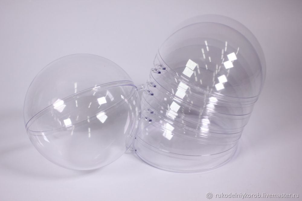 Однотонные шары из пластика 200 мм.