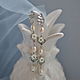 Earrings wedding with pearls and mother of pearl. Earrings. Kingdom crowns. My Livemaster. Фото №4