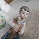 Винтаж: Nao Lladro статуэтка Мальчик с щенком фарфор Испания. Статуэтки винтажные. Commodele. Ярмарка Мастеров.  Фото №5