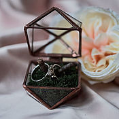 Свадебный салон handmade. Livemaster - original item Wedding box for rings. Handmade.