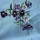 Tablecloth 'Pansies', handmade, Holland. Vintage textiles. Dutch West - Indian Company. My Livemaster. Фото №5