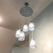 Для дома и интерьера handmade. Livemaster - original item Water Drops Ceiling Lamp. Handmade.