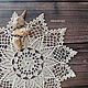 Order Decorative napkins: Knitted lace napkin No. №50. Lace knitting workshop. Lidiya.. Livemaster. . Doilies Фото №3