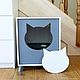 Cat tray stand PiPiCat House Door. Pet House. mebelzhivotnih (teddyroommebel). Online shopping on My Livemaster.  Фото №2