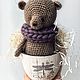 Заказать Вязаный медведь Миша из шерсти. eight.handmade. Ярмарка Мастеров. . Мягкие игрушки Фото №3