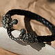 Bracelet 'Snow leopard' Nickel silver. Hard bracelet. Belogor.store (belogorstore). My Livemaster. Фото №4
