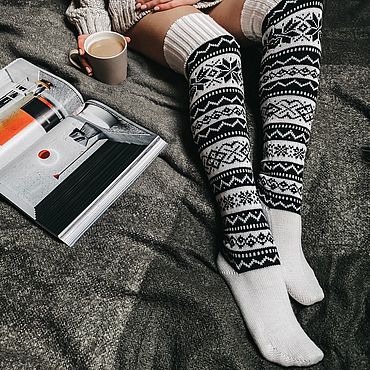 Новогодние Гольфы Женские Новогодние Гольфы Женские