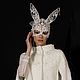 Кружевная маска кролика. Карнавальные маски. OLGA LUNNO (o.lunno). Интернет-магазин Ярмарка Мастеров.  Фото №2