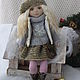 Snow. Textile interior doll. art doll. Dolls. Diana Oparina. Collectible dolls. Online shopping on My Livemaster.  Фото №2