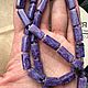 Бусы из чароита 2. Бусы. gemstone. Ярмарка Мастеров.  Фото №5