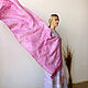 Stoles: felted wool stole Pink evening, Wraps, Orel,  Фото №1