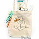 Shopping bag with a pattern. Shopper. kraSochno! (Olga). Online shopping on My Livemaster.  Фото №2