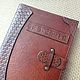 A5 leather notebook, je mecris ring notebook, gift for a man. Notebooks. STORIES. Online shopping on My Livemaster.  Фото №2