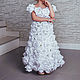Заказать Детское платье из белых роз. Вера Родионова (flower-dresses). Ярмарка Мастеров. .  Фото №3