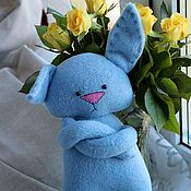 Куклы и игрушки handmade. Livemaster - original item Bunny blue. Handmade.