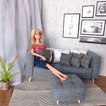Кукольный диван – купить в интернет-магазине Ярмарке Мастеров