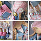 Селестина. Весна.  Кукла текстильная. Тыквоголовка. Warianta_dolls. Авторские куклы. Ярмарка Мастеров.  Фото №4