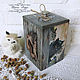 Box for storage of dry food. Storage Box. Decoupage - decor. Online shopping on My Livemaster.  Фото №2