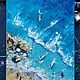 Картина маслом «В бирюзовом море», 40-30 см. Картины. Жанна Щепетова. Интернет-магазин Ярмарка Мастеров.  Фото №2