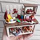 Order Collectible miniature Cheese counter display case for dolls. MiniDom (Irina). Livemaster. . Doll furniture Фото №3