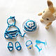 Набор для Sylvanian families: На море!. Одежда для кукол. Елена Иванова (WhiteRacoon). Ярмарка Мастеров.  Фото №4