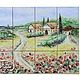 Tiles and tiles: ' Flower market in Provence'. Tile. Flera Daminova Rospis farfora. (artflera). Ярмарка Мастеров.  Фото №6