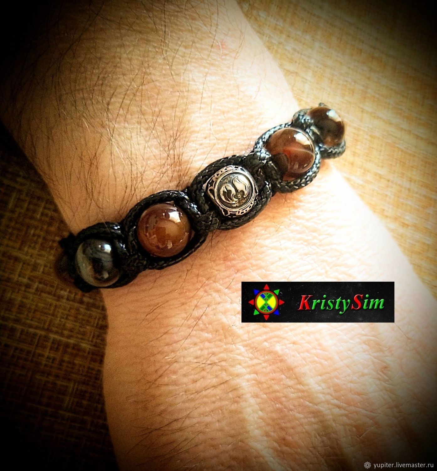 Мужские браслеты для знаков Зодиака Козерог и Близнецы