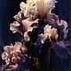 Заказать "Purple Iris ".Сollin Вogle. Копия картины.Шерст.живопись. Юбки бохо гламур (Татьяна) (grifelt). Ярмарка Мастеров. . Картины Фото №3