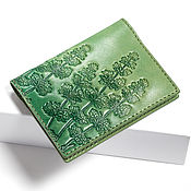 Сумки и аксессуары handmade. Livemaster - original item Green Credit Card Holder. Handmade.