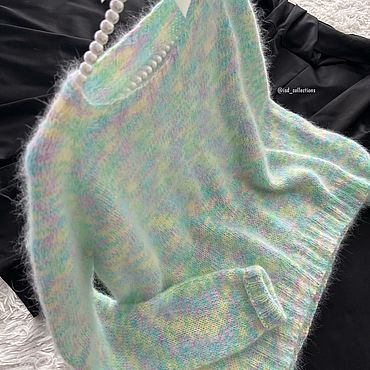 Одежда ручной работы. Ярмарка Мастеров - ручная работа Свитер из ангоры. Handmade.