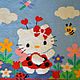 Kids plaid 'kitty ladybug', Blankets, Moscow,  Фото №1