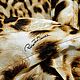 Заказать Стеганая ткань на синтепоне R.Cavalli "Леопард", купон. Итальянские ткани. Ярмарка Мастеров. . Ткани Фото №3