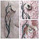 brooch Lily of the valley. Primrose. Stick pin. master Alena Litvin. My Livemaster. Фото №9