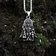 Statue of Baphomet — steel pendant on a chain, Pendant, Moscow,  Фото №1