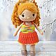  Ginger Dasha. Amigurumi dolls and toys. JuliaCrochetToys. Online shopping on My Livemaster.  Фото №2
