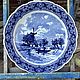 Винтаж: Тарелка коллекционная настенная винтажная: Delft, Тарелки винтажные, Минск,  Фото №1