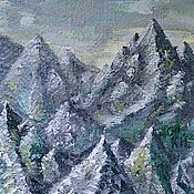 Картины и панно handmade. Livemaster - original item The picture of an Extinct volcano. Oil. Canvas. 80h60. Handmade.