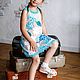 Платье летнее для девочки крючком ажурное,платье из хлопка на 4-6 лет. Платье. Valerie (вязание крючком). Интернет-магазин Ярмарка Мастеров.  Фото №2