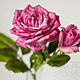 When modeling this rose was used casts the petals of a live flower
