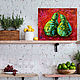Pears oil painting miniature pears mini fruit painting. Pictures. Colibri Art - Oil Painting. Online shopping on My Livemaster.  Фото №2