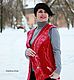 Жилет "Коралл". Жилеты. Дизайнерский эксклюзив от Ирины Федотовой.. Ярмарка Мастеров.  Фото №6