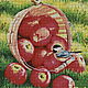 Order Kits for embroidery with beads: APPLES AND BIRDS. Beaded embroidery from Laura. Livemaster. . Embroidery kits Фото №3