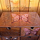 Mini cómoda Butterfly. Mini Dressers. Gifts from Irina Egorova. Интернет-магазин Ярмарка Мастеров.  Фото №2