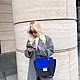 Заказать Сумка Флора из натуральной замши с мехом «пони». Shapely Bags - Сумки с душой Питера. Ярмарка Мастеров. . Классическая сумка Фото №3